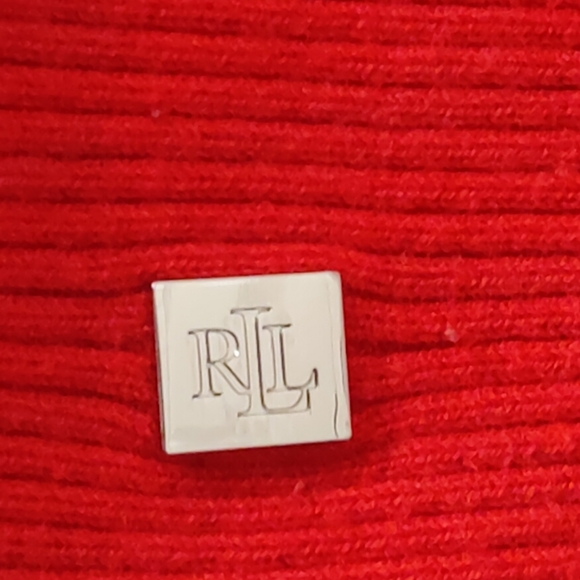 LN Ralph Lauren Boat Neck Batwing Long Sleeve Knit Sweater - Picture 4 of 8